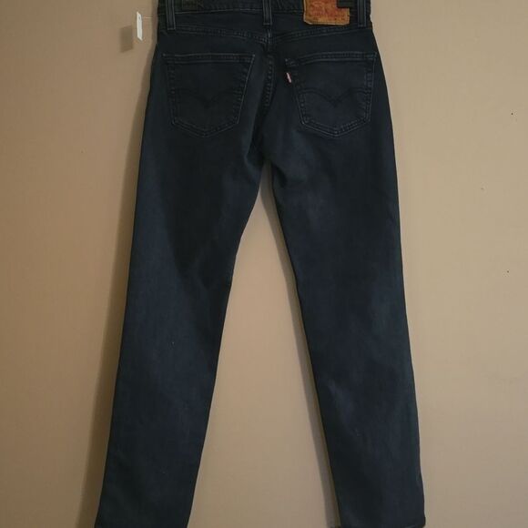 New Levi's 511 Flex 28x30 Men's Dark Wash Slim Straight leg Denim Jeans - Picture 4 of 10